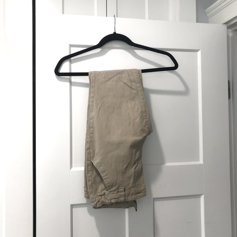 9. boys uniform pants size 14 $8